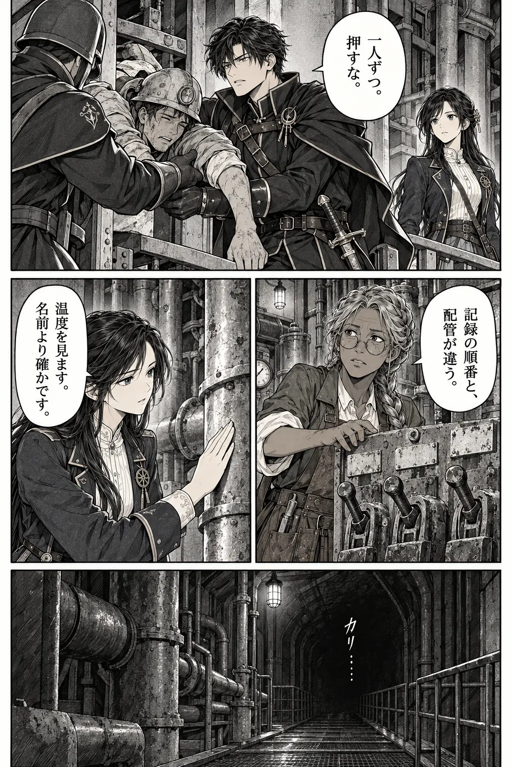 Unexpected encounter in another world, Chapter 1: Beneath the Golden City. Japanese story page 9.