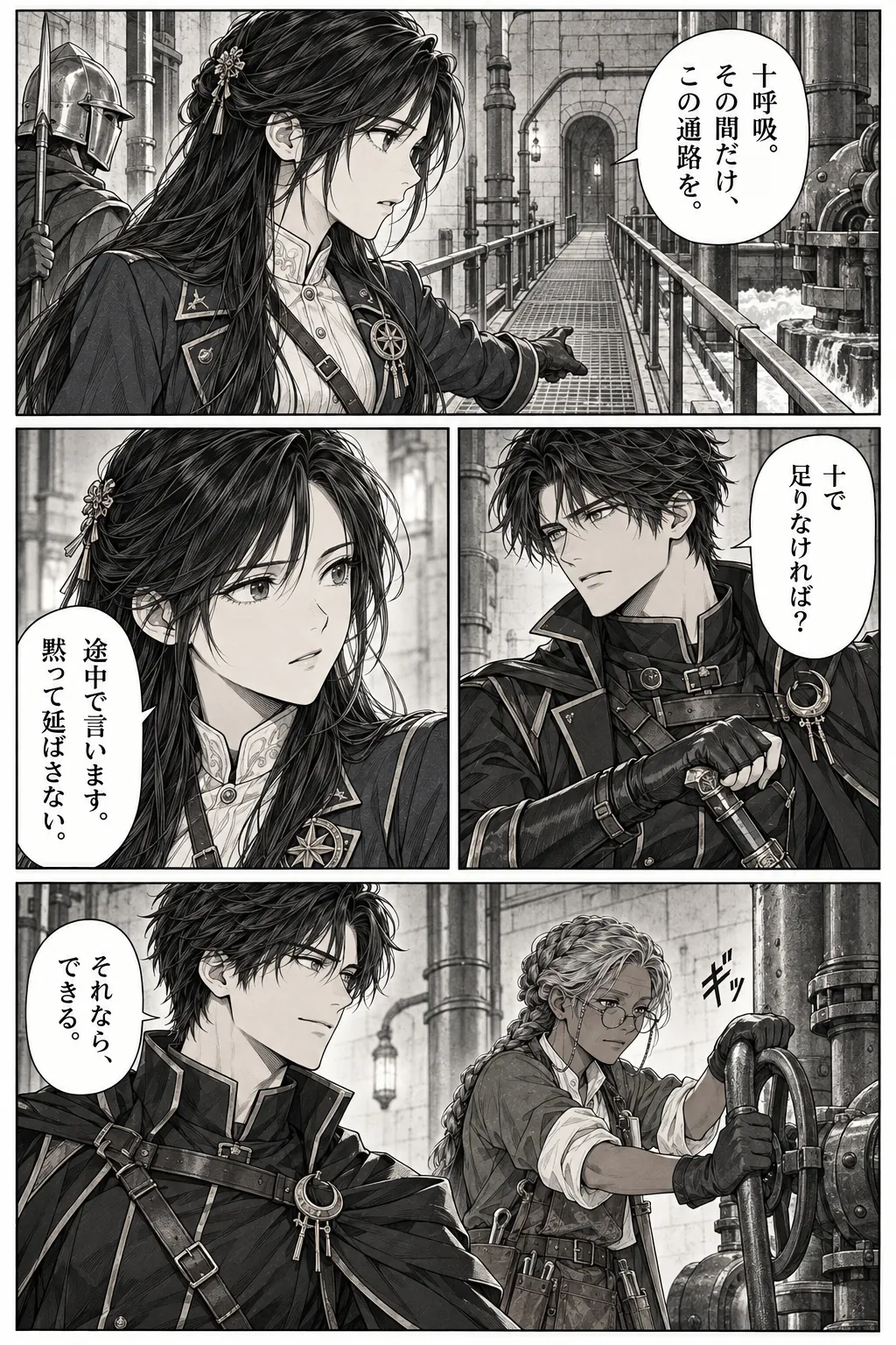 Unexpected encounter in another world, Chapter 1: Beneath the Golden City. Japanese story page 13.