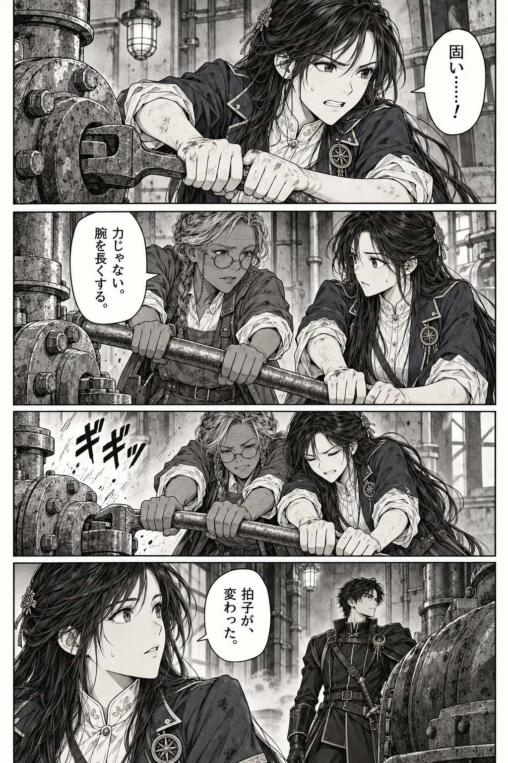 Unexpected encounter in another world, Chapter 1: Beneath the Golden City. Japanese story page 15.