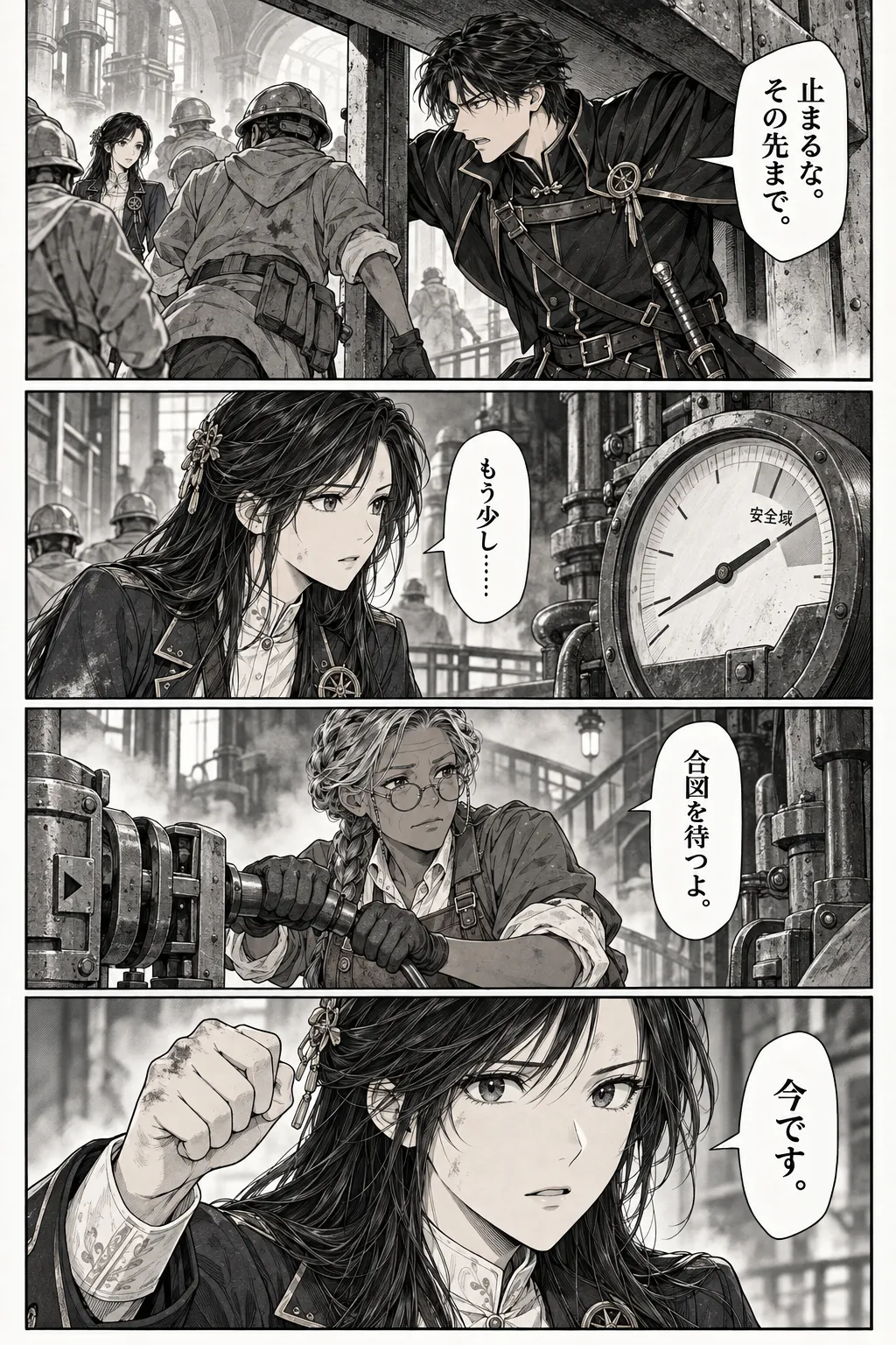 Unexpected encounter in another world, Chapter 1: Beneath the Golden City. Japanese story page 16.