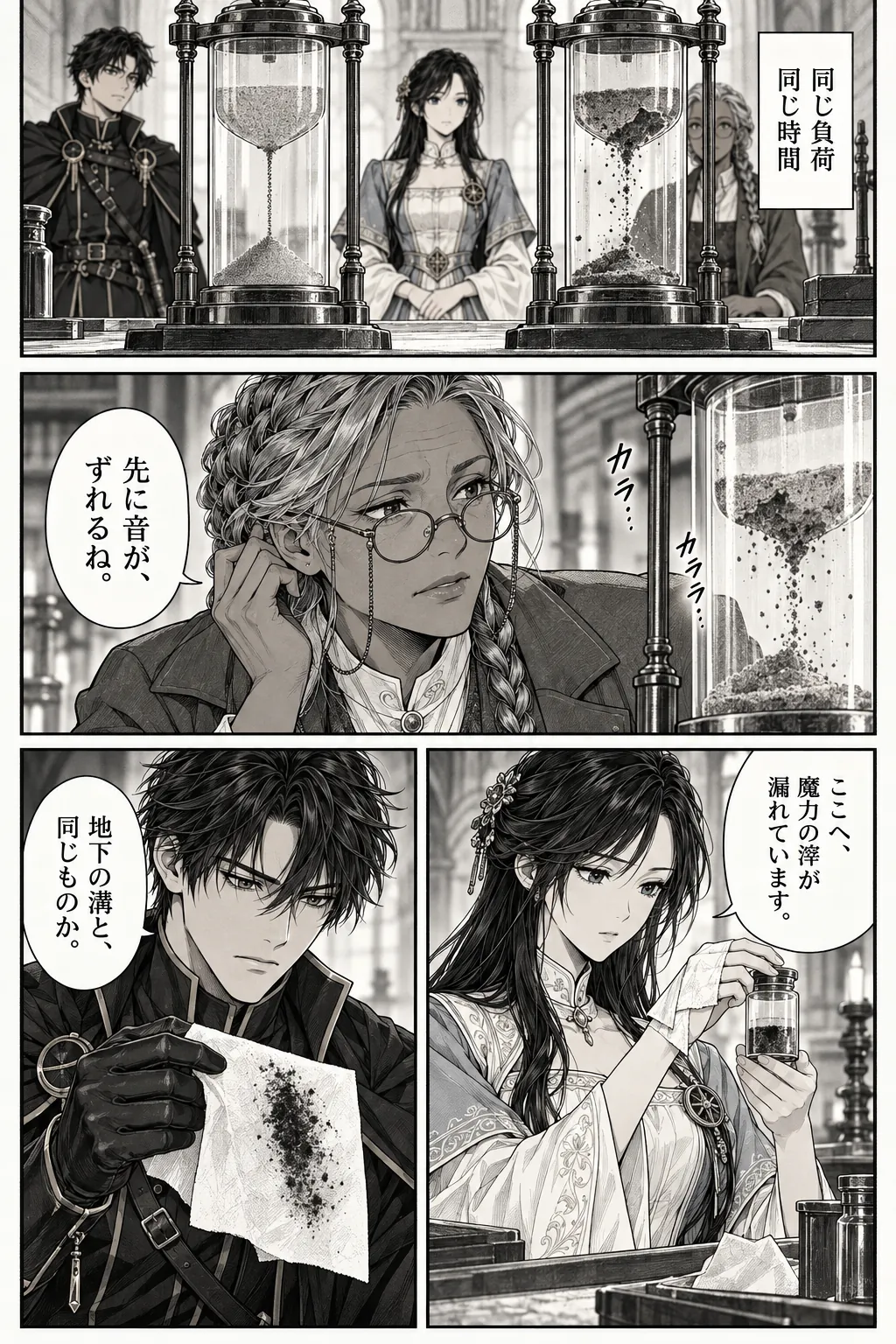 Unexpected encounter in another world, Chapter 2: The Prince at the Hearing. Japanese story page 15.