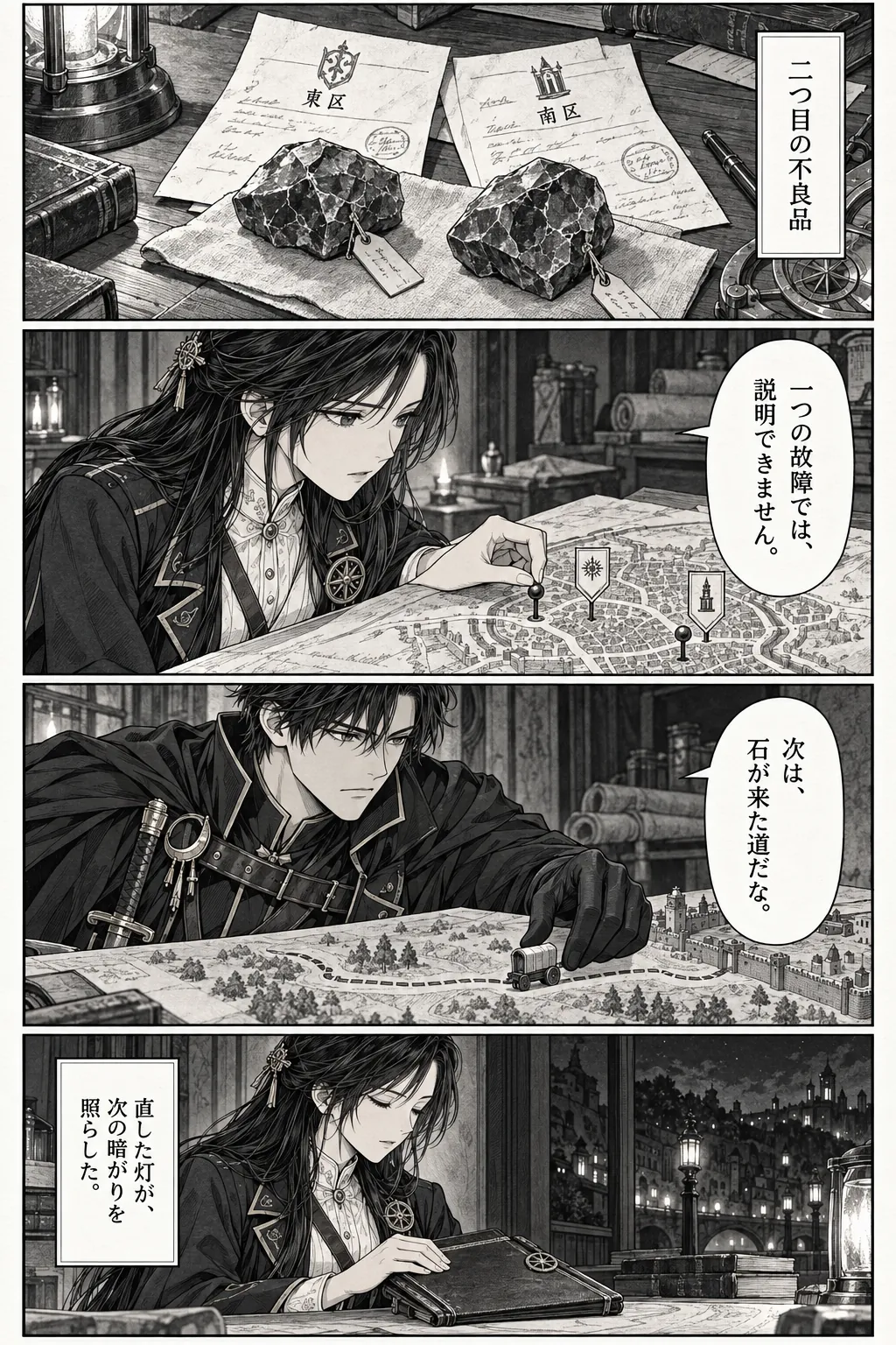 Unexpected encounter in another world, Chapter 3: The First Repair. Japanese story page 20.