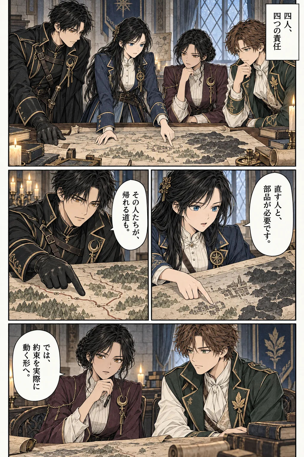 Unexpected encounter in another world, Chapter 4: Guests with Different Intentions. Japanese story page 5.