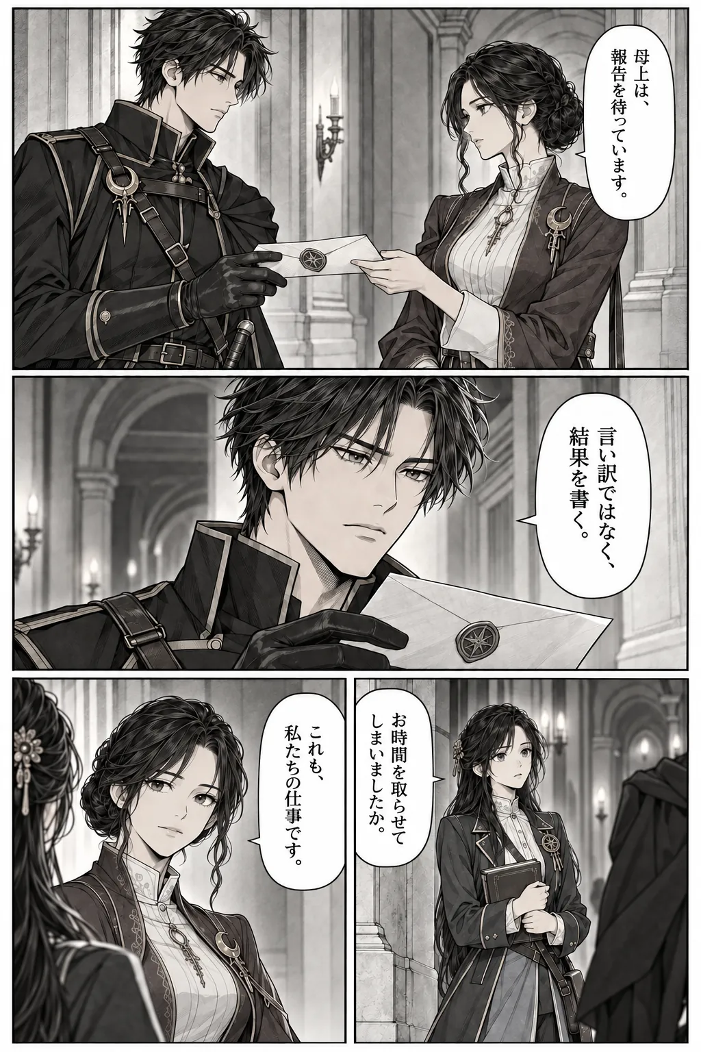 Unexpected encounter in another world, Chapter 4: Guests with Different Intentions. Japanese story page 11.