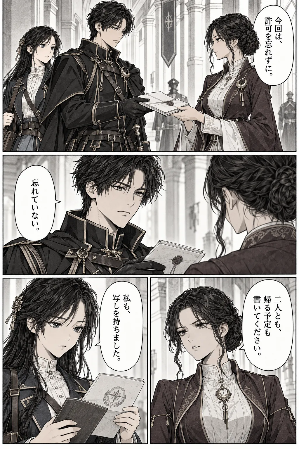 Unexpected encounter in another world, Chapter 4: Guests with Different Intentions. Japanese story page 19.