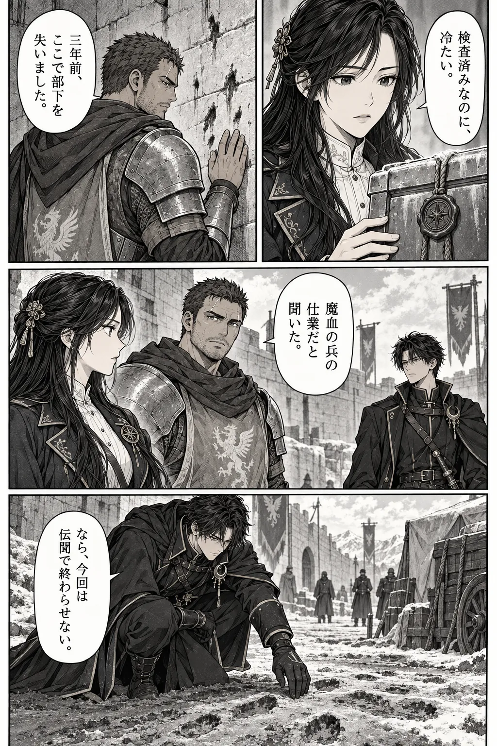 Unexpected encounter in another world, Chapter 5: The Road of Broken Wards. Japanese story page 2.