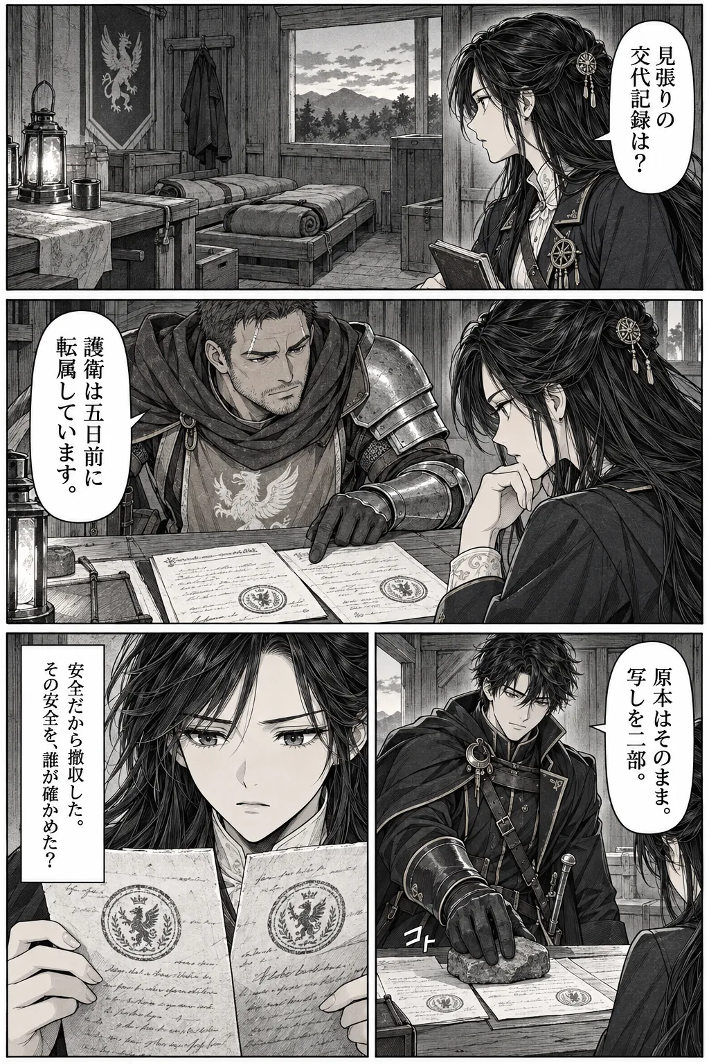 Unexpected encounter in another world, Chapter 5: The Road of Broken Wards. Japanese story page 3.