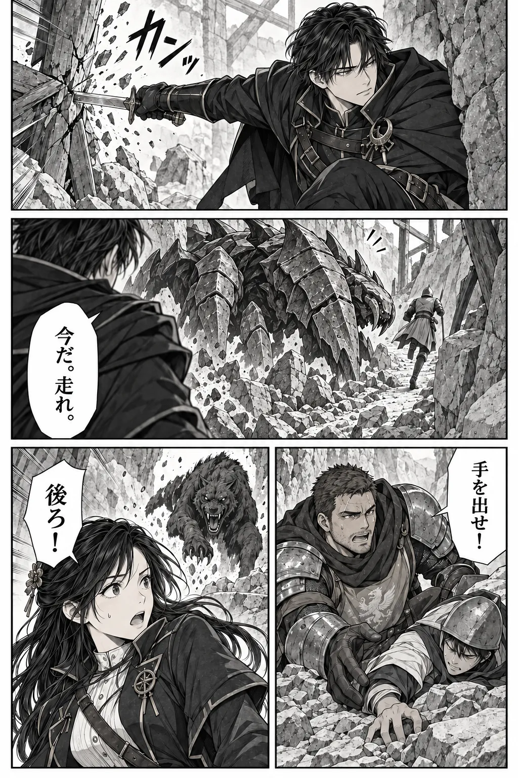 Unexpected encounter in another world, Chapter 5: The Road of Broken Wards. Japanese story page 11.