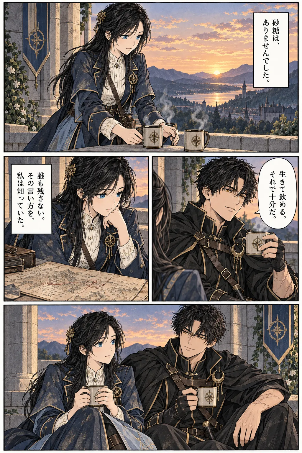 Unexpected encounter in another world, Chapter 5: The Road of Broken Wards. Japanese story page 17.