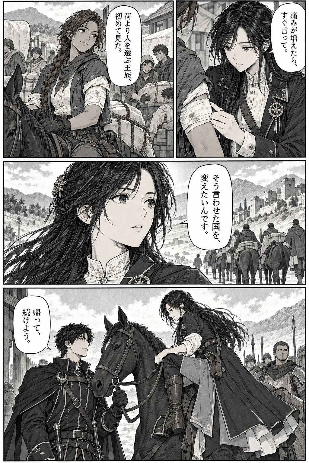 Unexpected encounter in another world, Chapter 5: The Road of Broken Wards. Japanese story page 18.