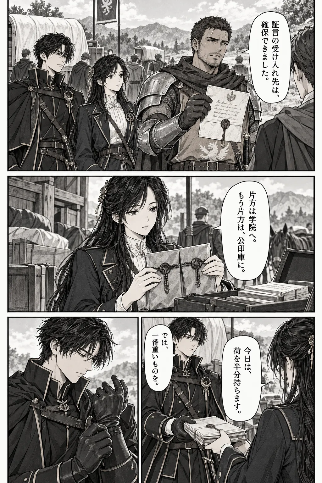 Unexpected encounter in another world, Chapter 5: The Road of Broken Wards. Japanese story page 19.