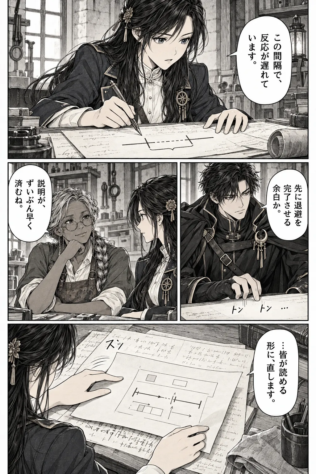 Unexpected encounter in another world, Chapter 6: What the Records Omit. Japanese story page 9.
