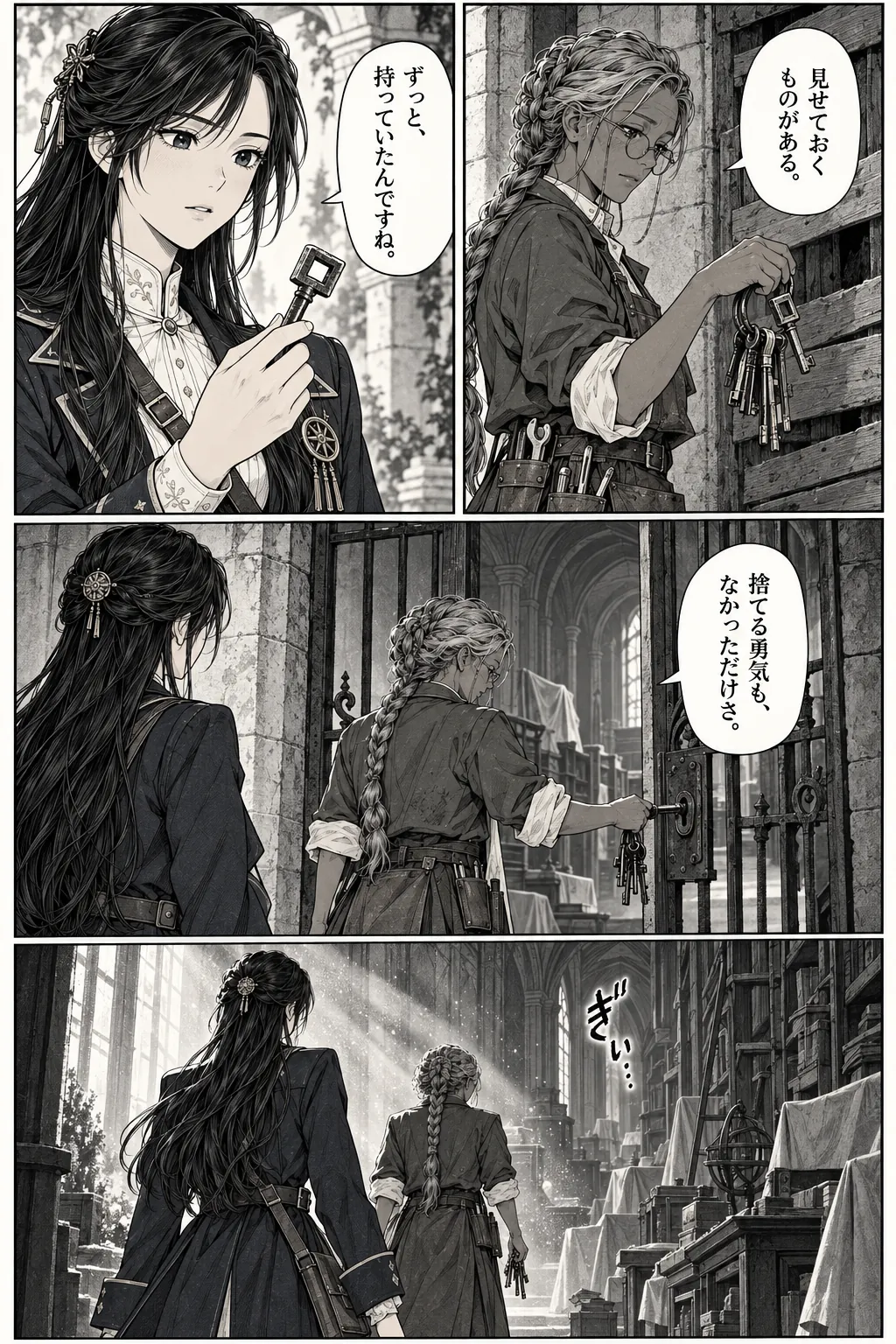 Unexpected encounter in another world, Chapter 6: What the Records Omit. Japanese story page 10.