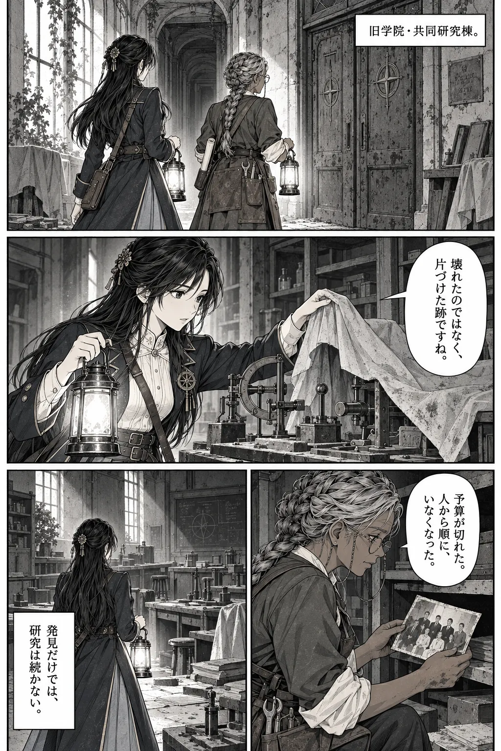 Unexpected encounter in another world, Chapter 6: What the Records Omit. Japanese story page 11.