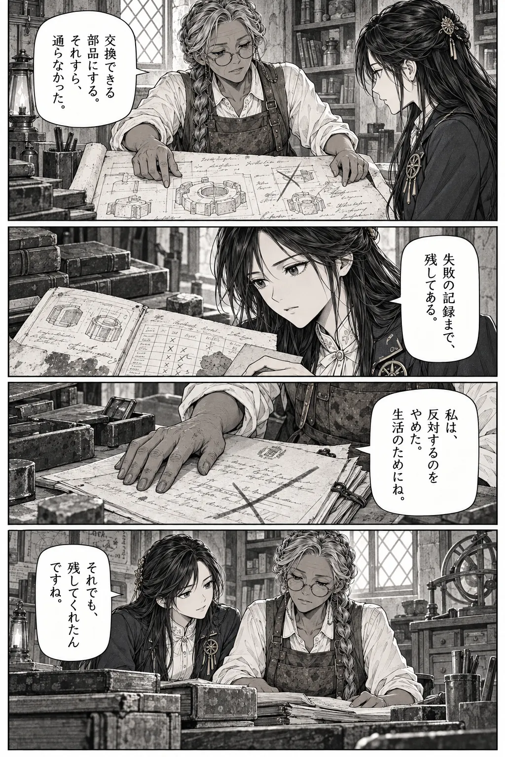 Unexpected encounter in another world, Chapter 6: What the Records Omit. Japanese story page 12.
