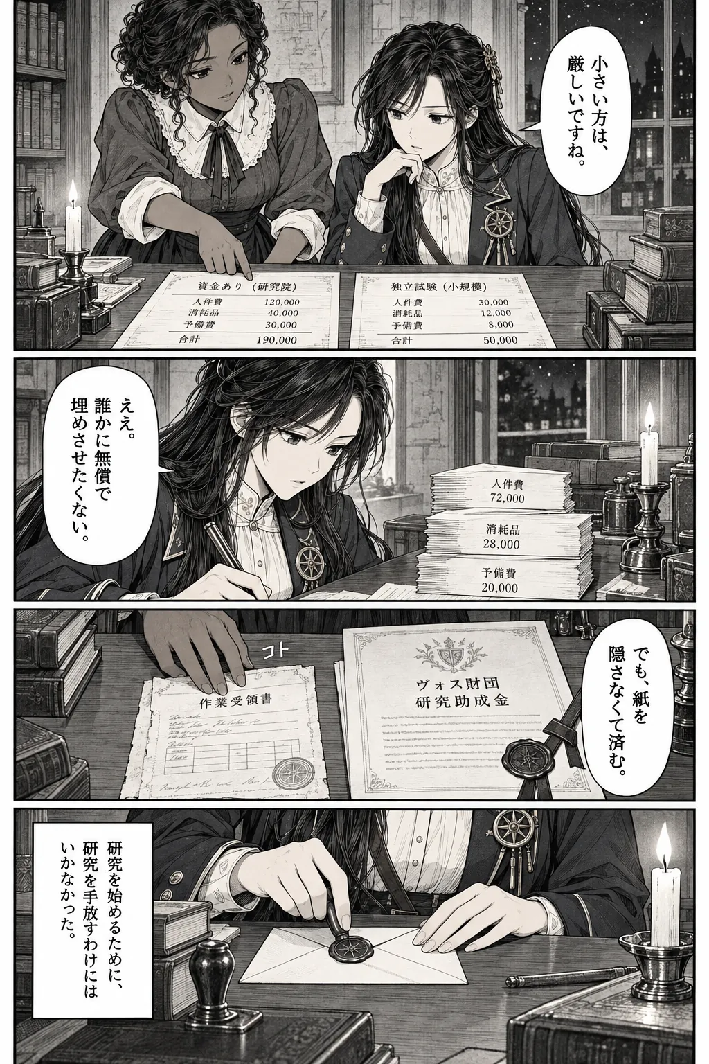 Unexpected encounter in another world, Chapter 6: What the Records Omit. Japanese story page 20.