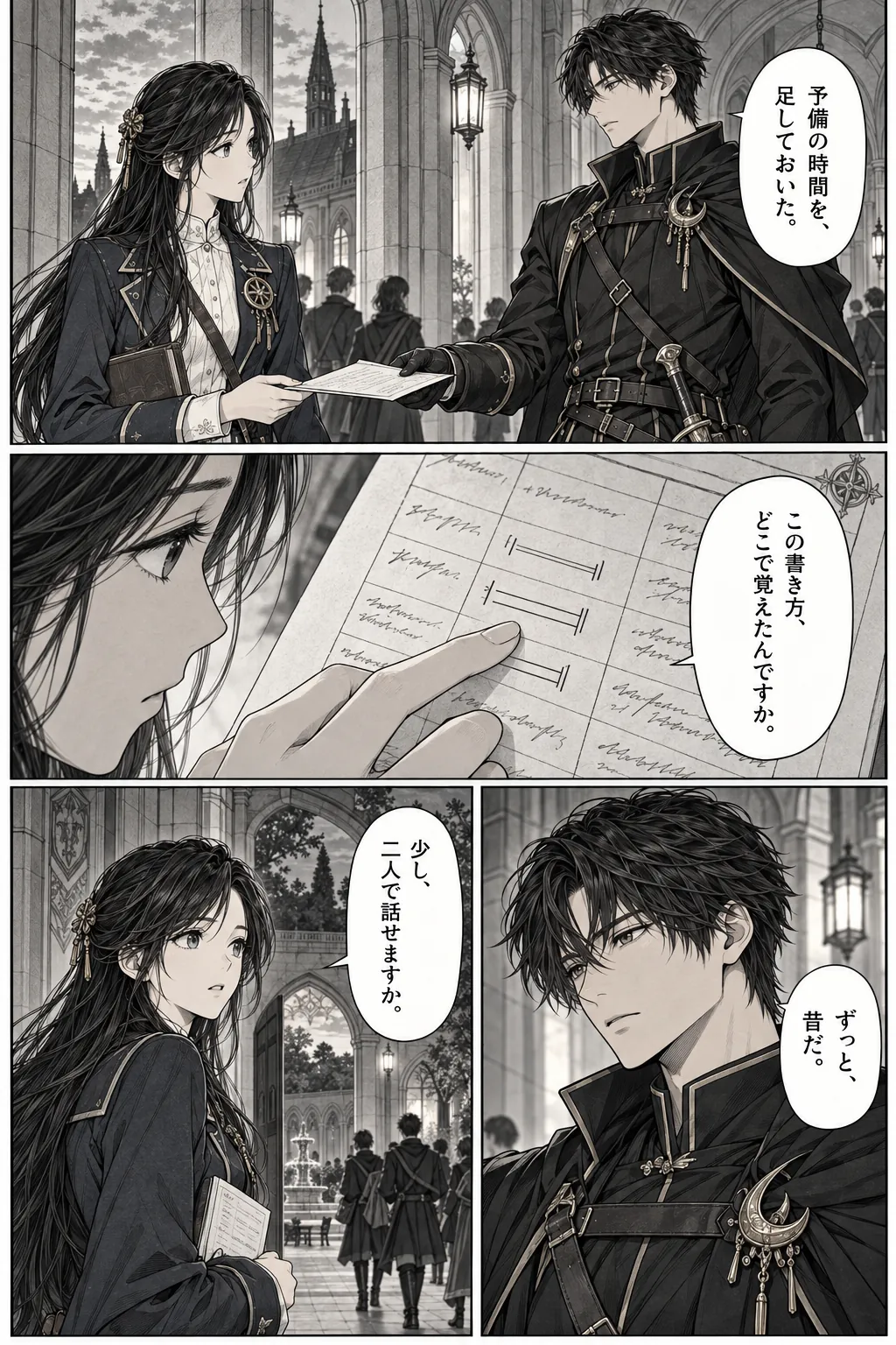 Unexpected encounter in another world, Chapter 7: A World We Both Lost. Japanese story page 3.