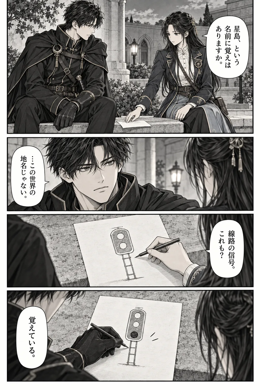 Unexpected encounter in another world, Chapter 7: A World We Both Lost. Japanese story page 4.