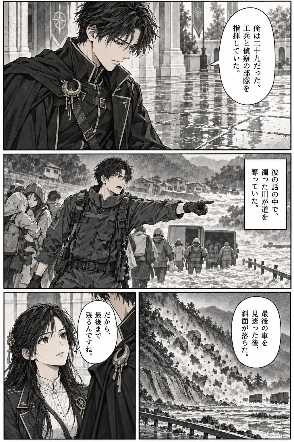 Unexpected encounter in another world, Chapter 7: A World We Both Lost. Japanese story page 7.
