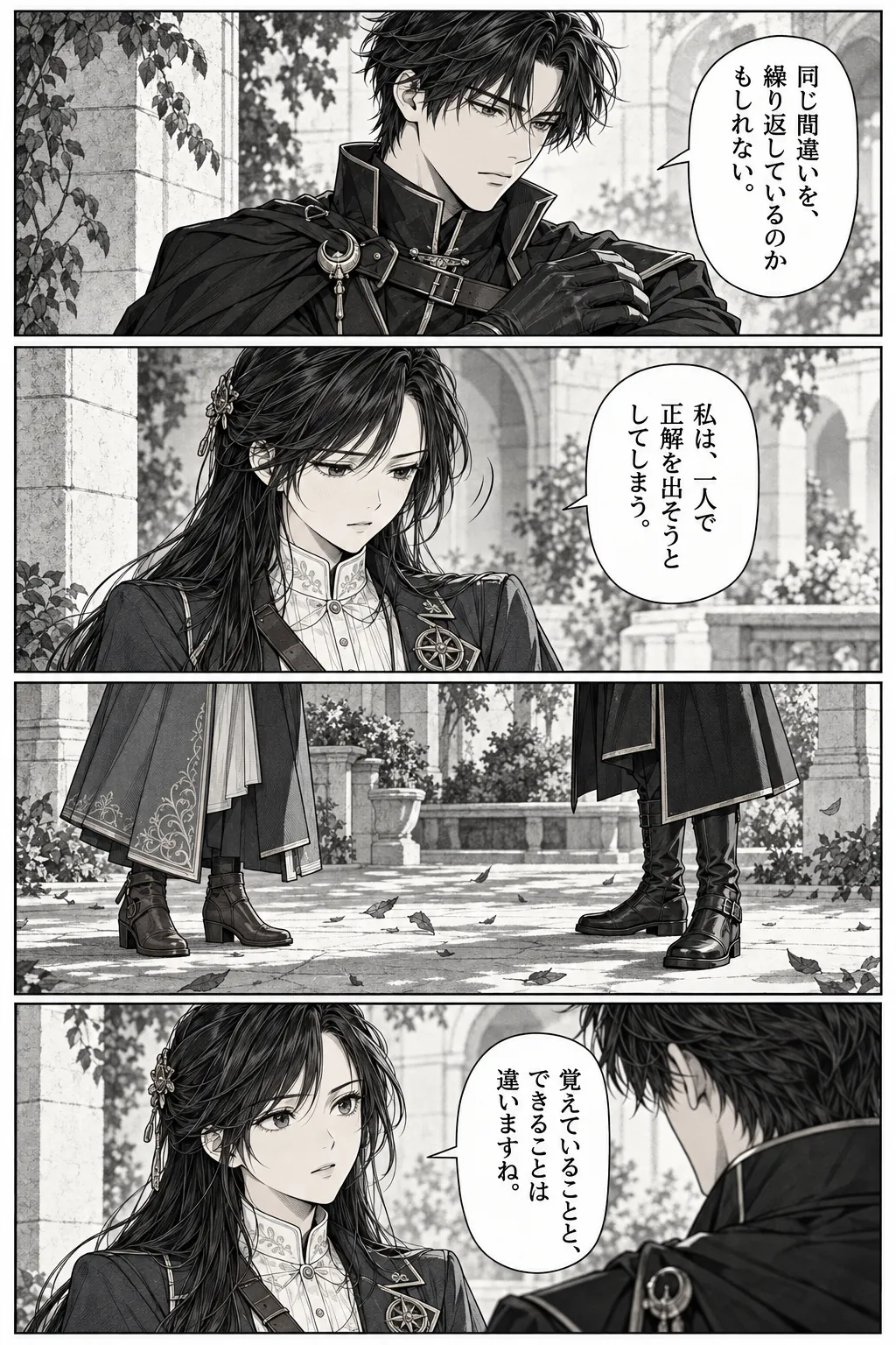 Unexpected encounter in another world, Chapter 7: A World We Both Lost. Japanese story page 8.