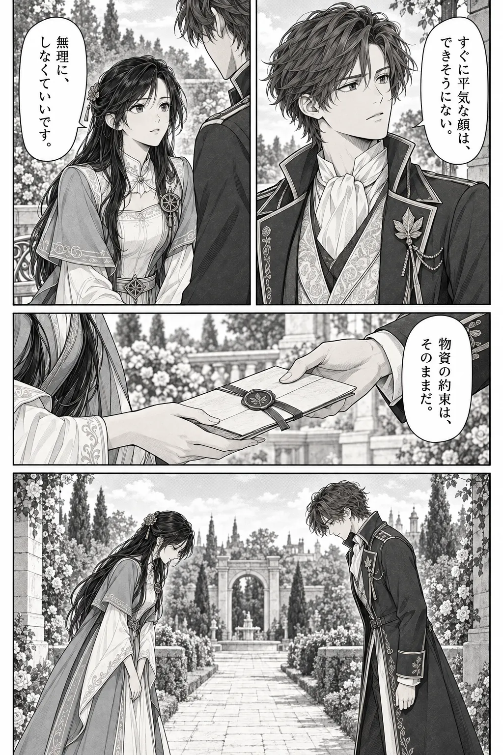Unexpected encounter in another world, Chapter 7: A World We Both Lost. Japanese story page 14.