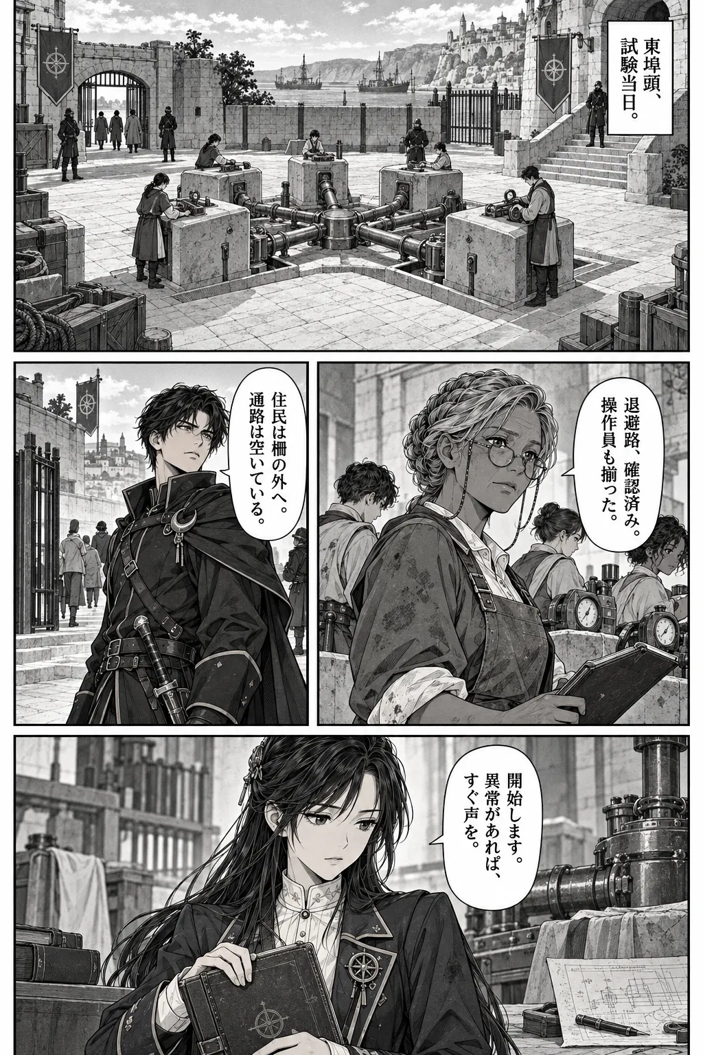 Unexpected encounter in another world, Chapter 8: The Cost of Being Right. Japanese story page 1.