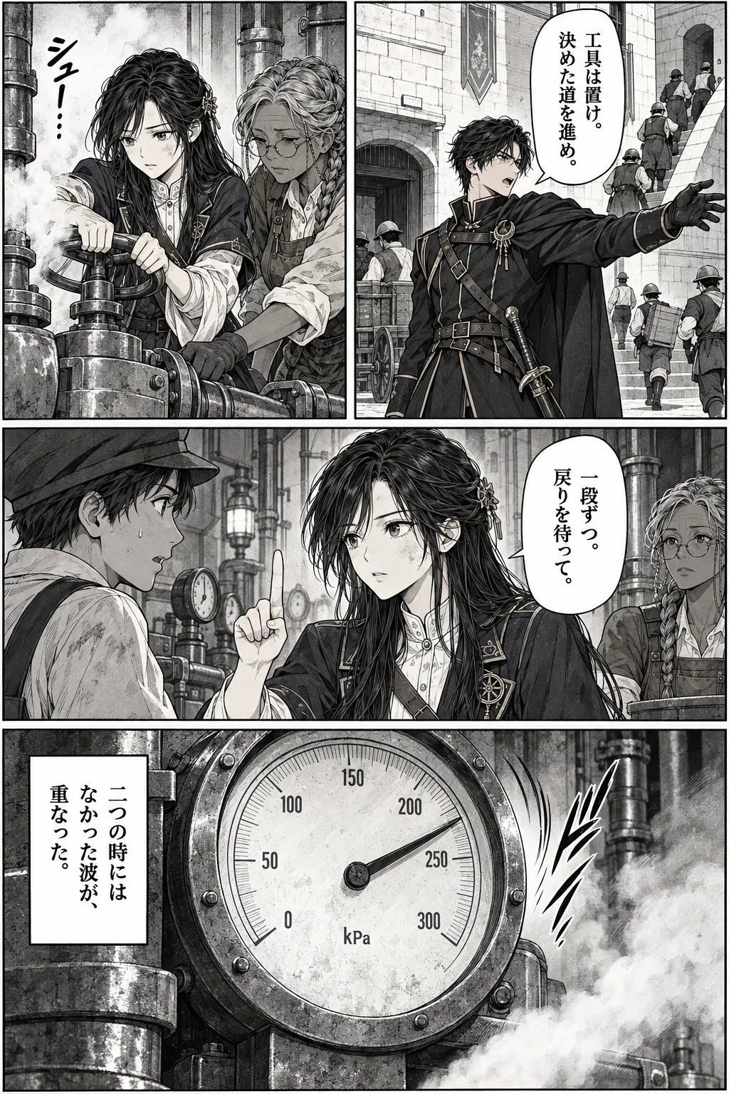 Unexpected encounter in another world, Chapter 8: The Cost of Being Right. Japanese story page 6.