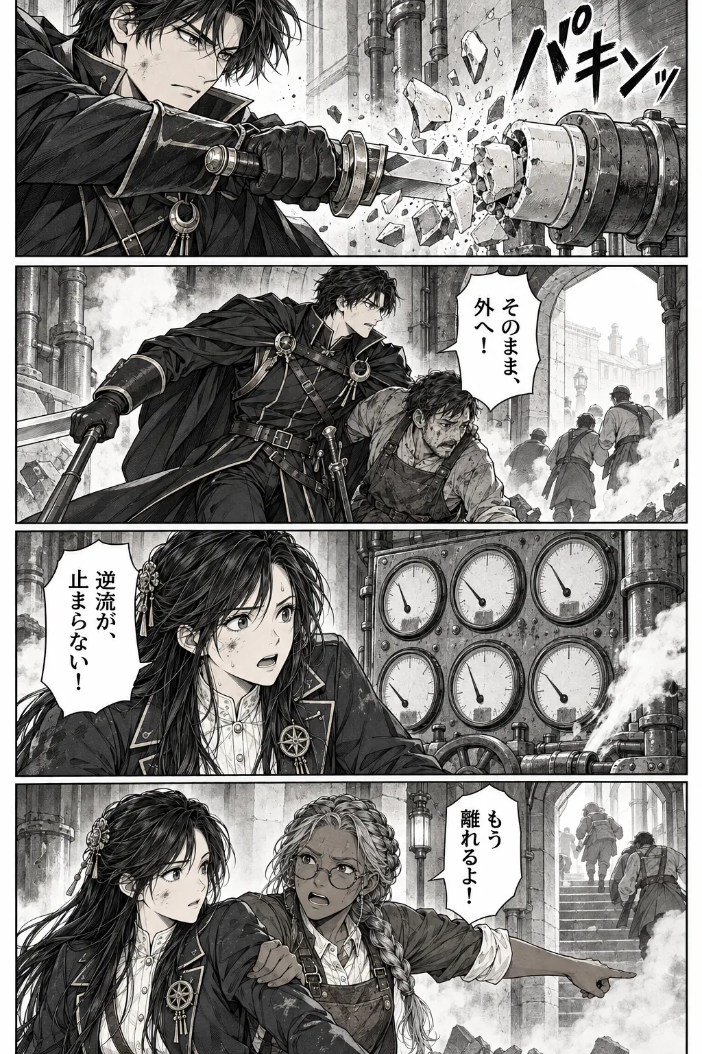 Unexpected encounter in another world, Chapter 8: The Cost of Being Right. Japanese story page 12.