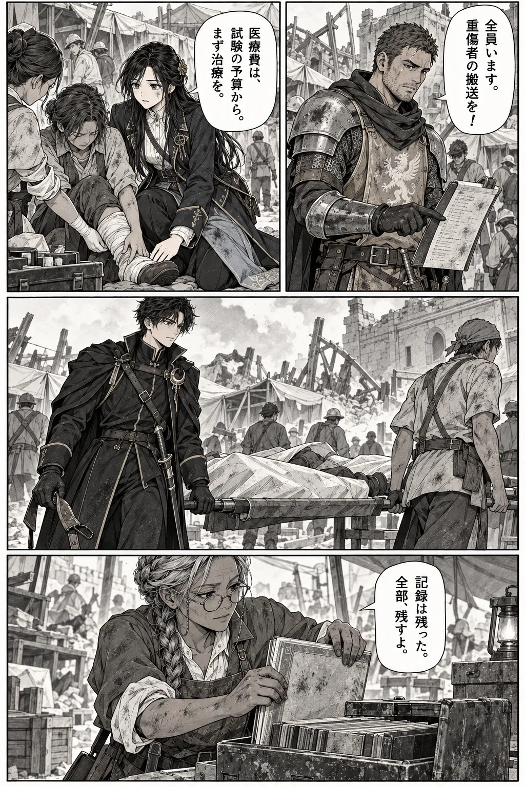 Unexpected encounter in another world, Chapter 8: The Cost of Being Right. Japanese story page 14.