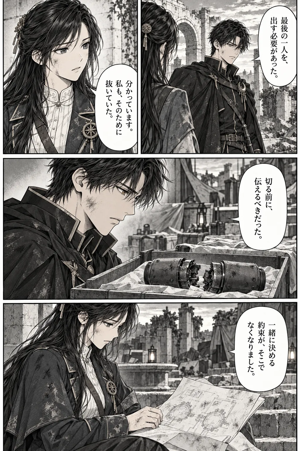 Unexpected encounter in another world, Chapter 8: The Cost of Being Right. Japanese story page 18.