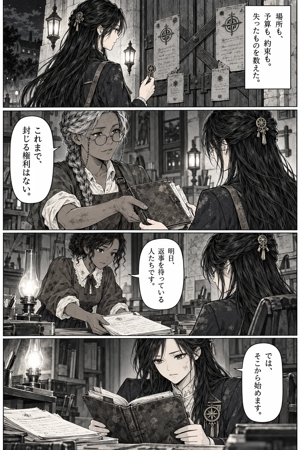 Unexpected encounter in another world, Chapter 8: The Cost of Being Right. Japanese story page 20.