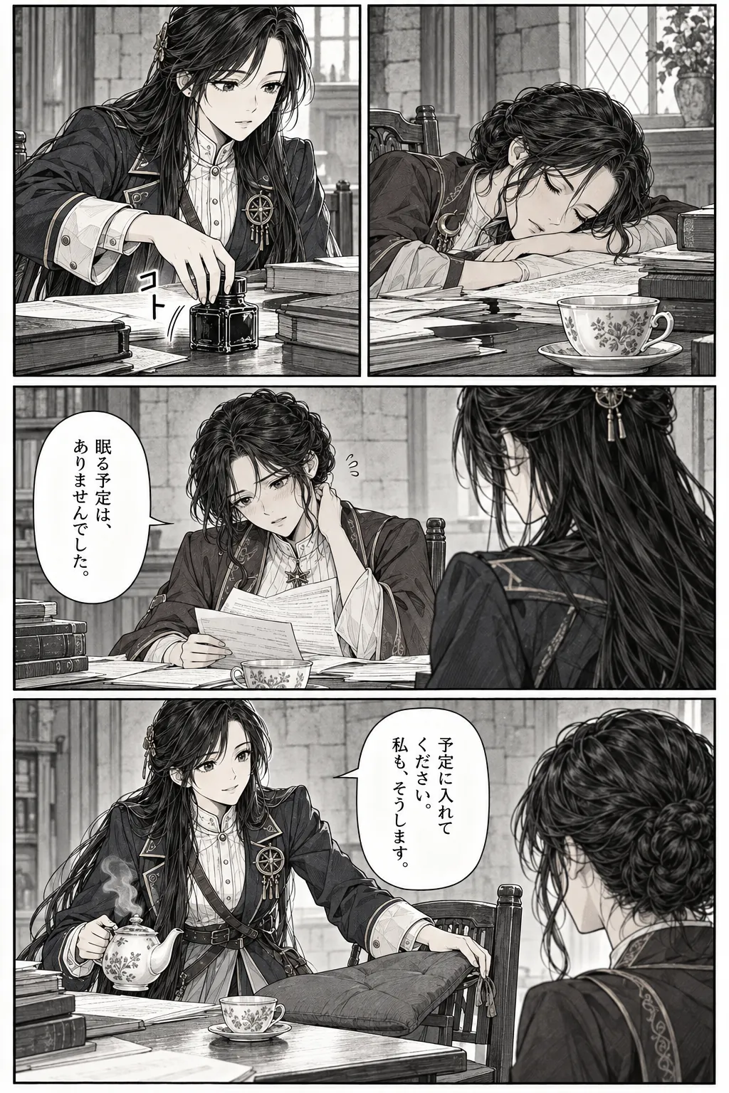 Unexpected encounter in another world, Chapter 9: Without the Palace. Japanese story page 10.