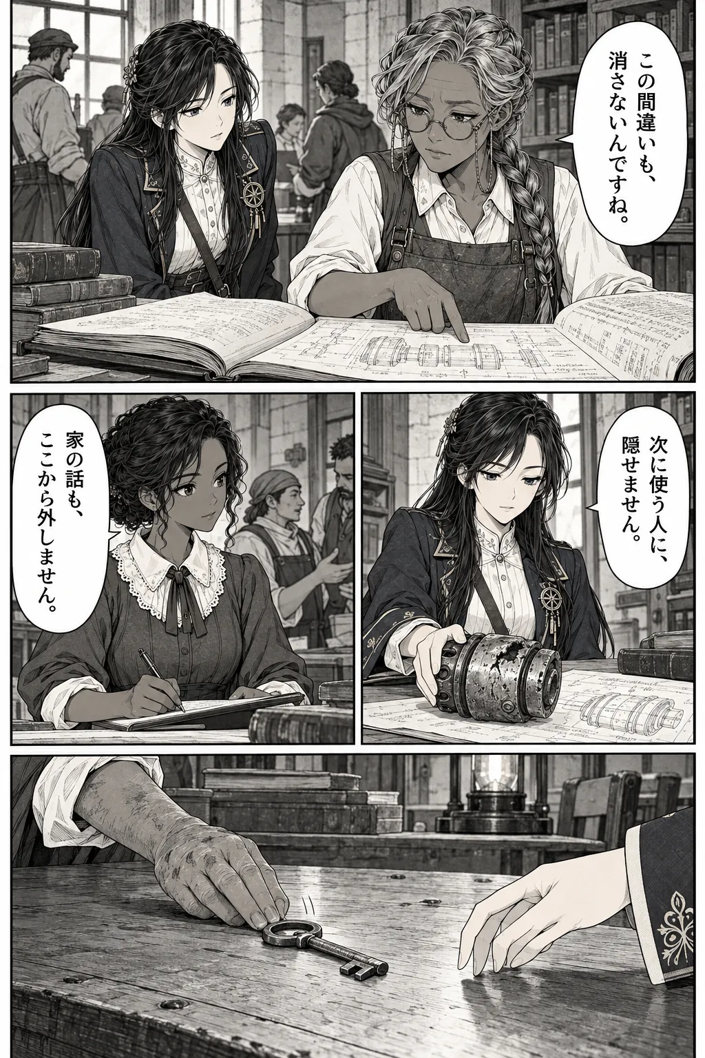 Unexpected encounter in another world, Chapter 9: Without the Palace. Japanese story page 16.