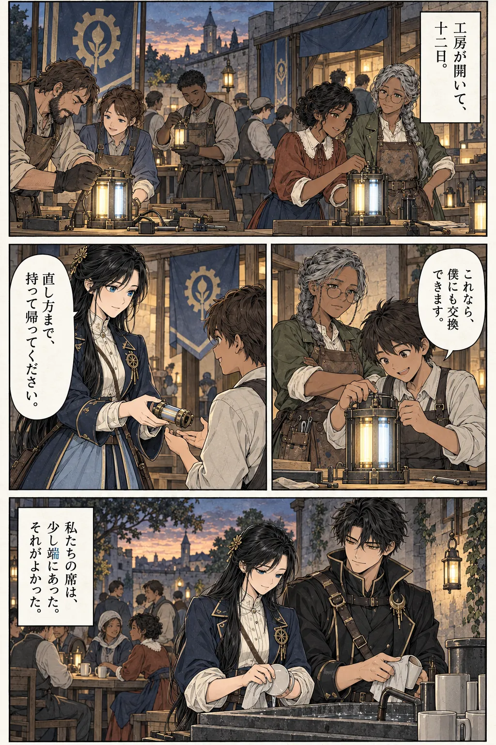 Unexpected encounter in another world, Chapter 9: Without the Palace. Japanese story page 17.