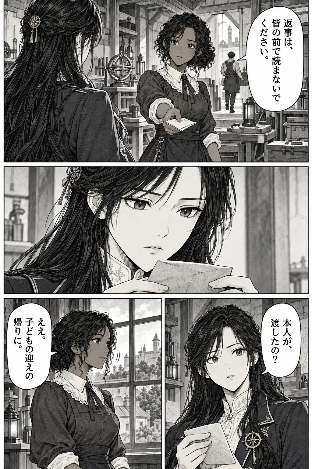 Unexpected encounter in another world, Chapter 9: Without the Palace. Japanese story page 18.