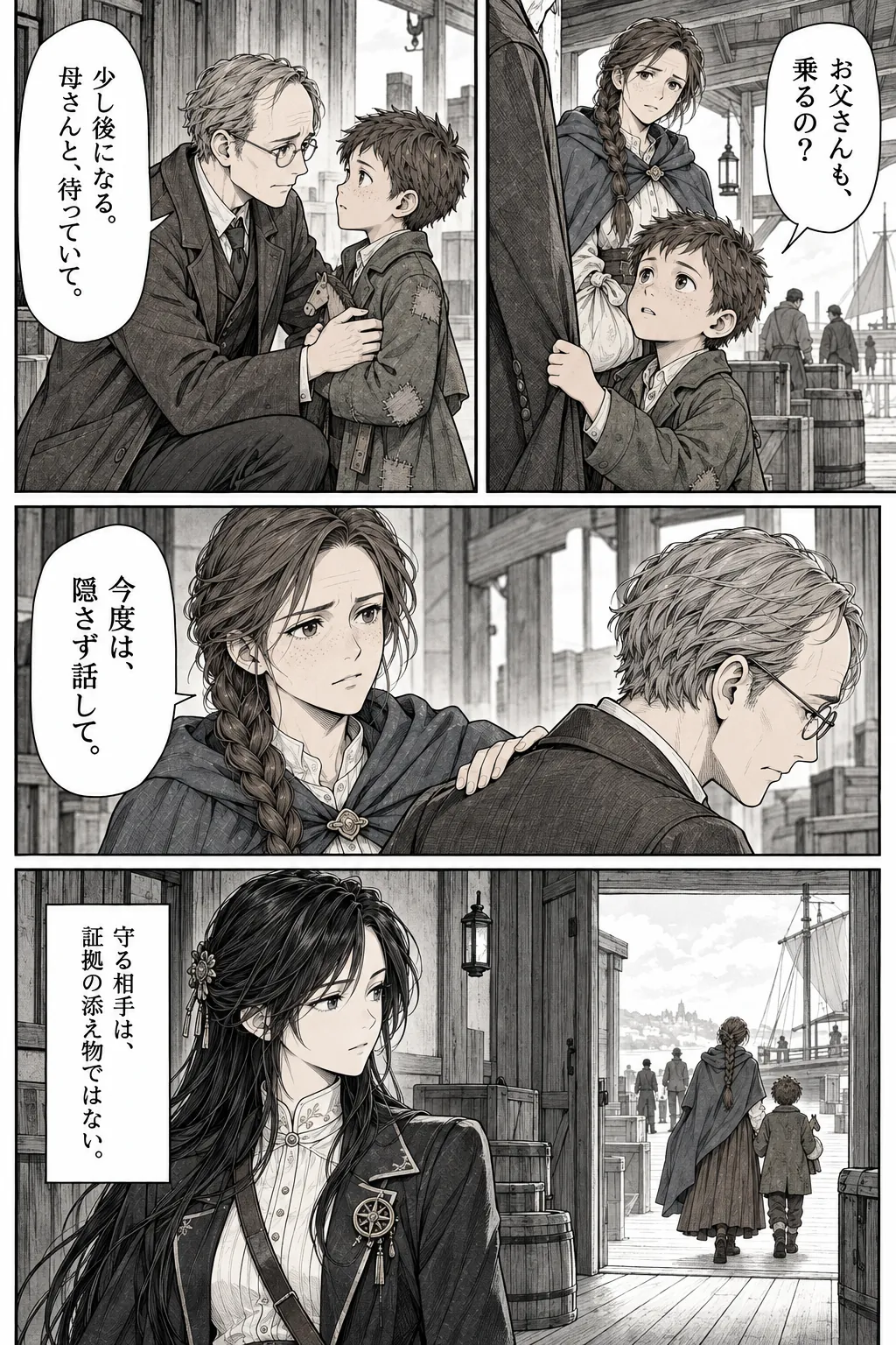Unexpected encounter in another world, Chapter 10: The Witness and the Ledger. Japanese story page 2.