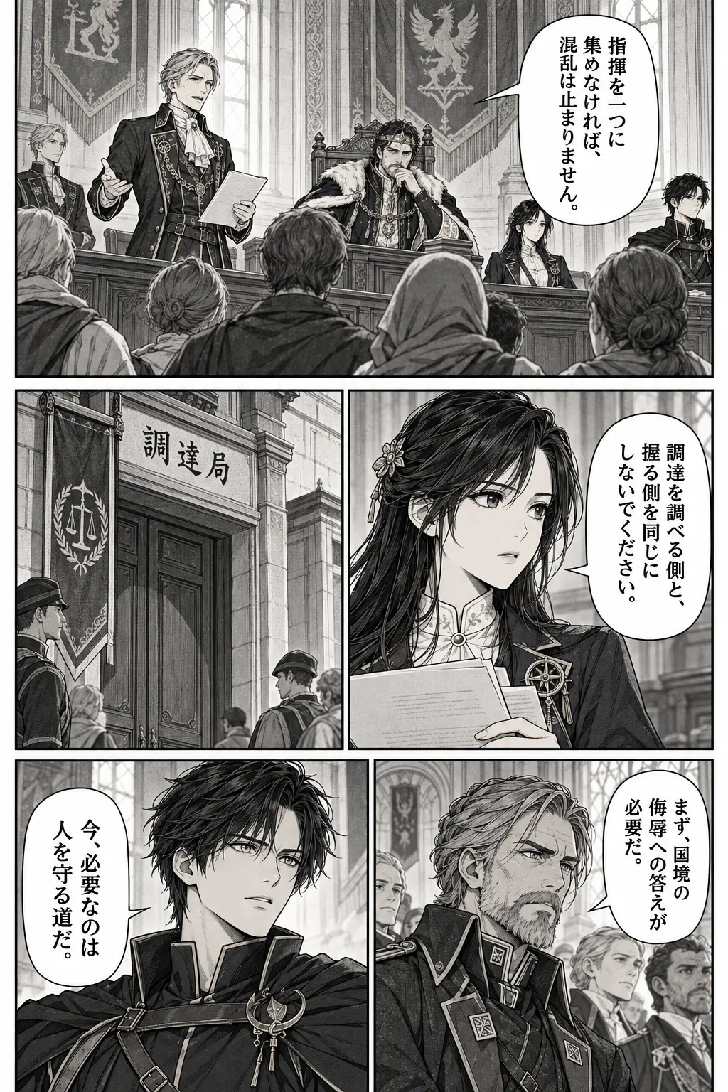 Unexpected encounter in another world, Chapter 11: A Kingdom Looking for an Enemy. Japanese story page 3.