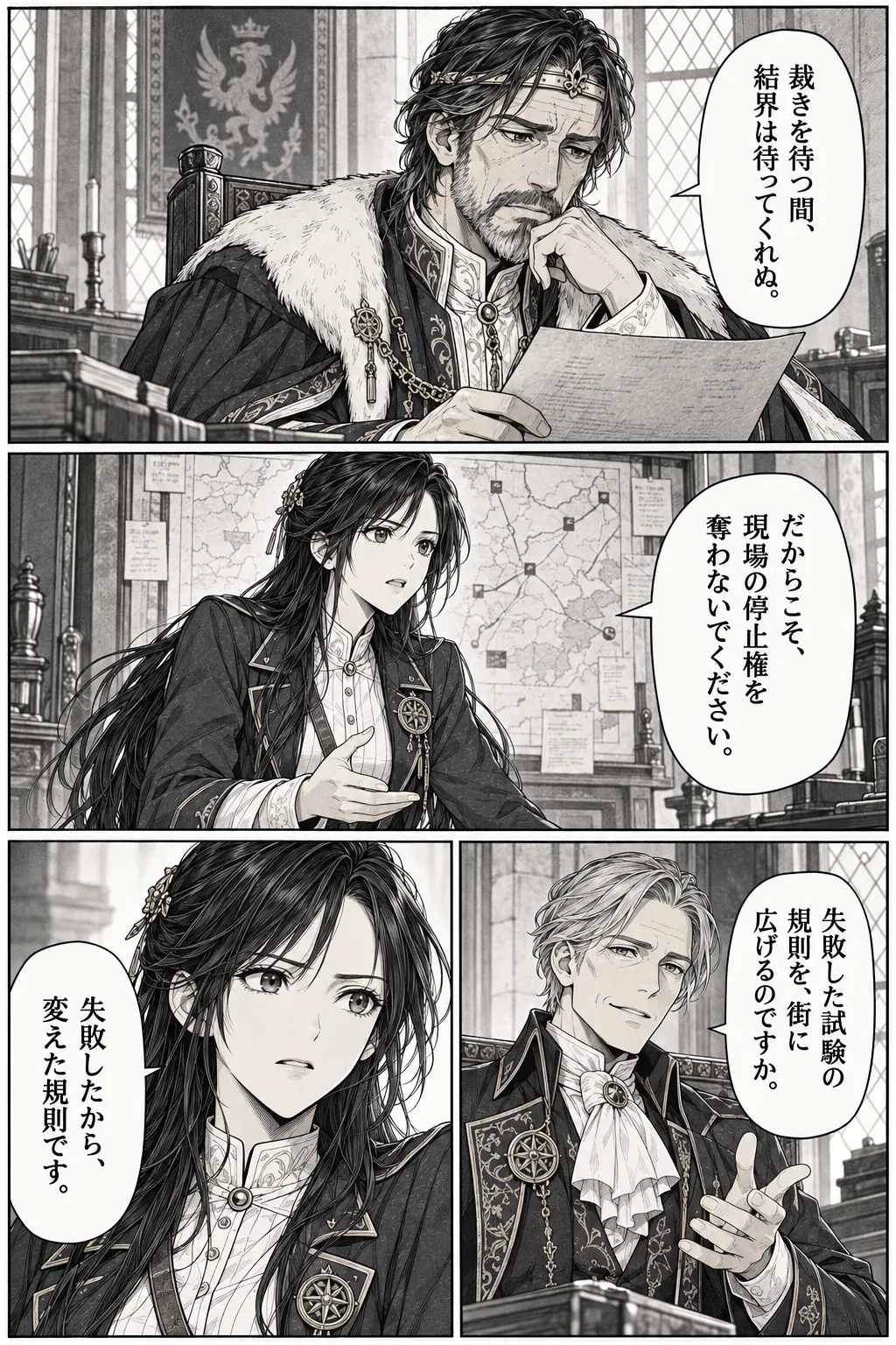 Unexpected encounter in another world, Chapter 11: A Kingdom Looking for an Enemy. Japanese story page 4.