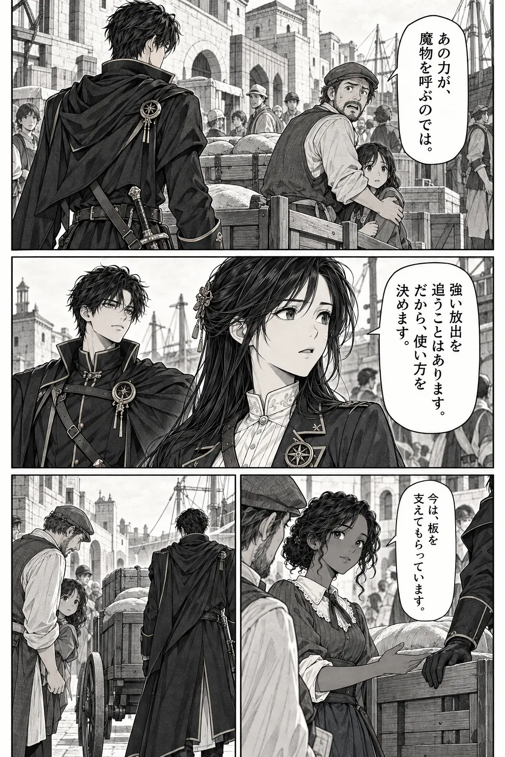 Unexpected encounter in another world, Chapter 11: A Kingdom Looking for an Enemy. Japanese story page 7.