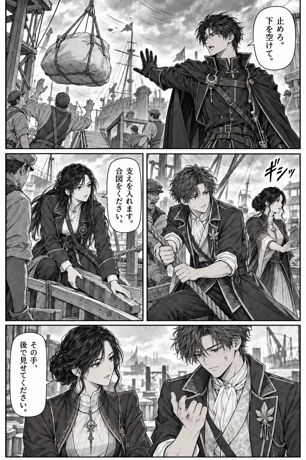 Unexpected encounter in another world, Chapter 11: A Kingdom Looking for an Enemy. Japanese story page 9.