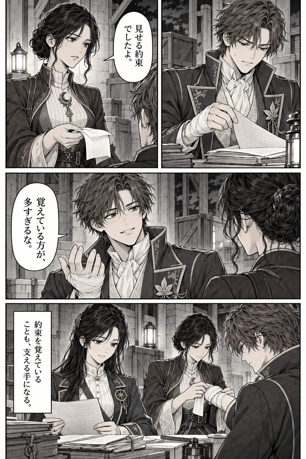 Unexpected encounter in another world, Chapter 11: A Kingdom Looking for an Enemy. Japanese story page 10.