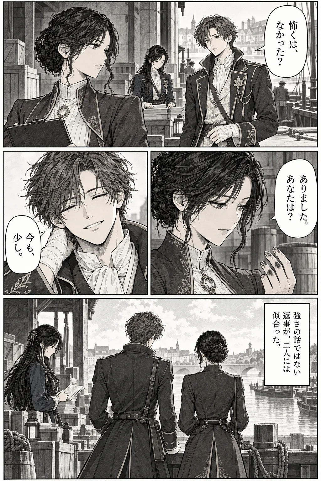 Unexpected encounter in another world, Chapter 11: A Kingdom Looking for an Enemy. Japanese story page 16.