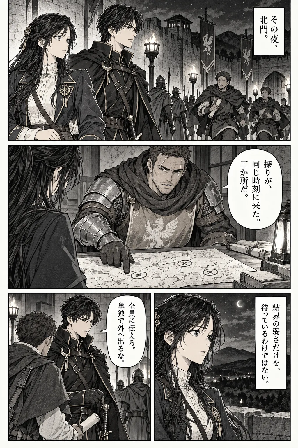 Unexpected encounter in another world, Chapter 11: A Kingdom Looking for an Enemy. Japanese story page 19.