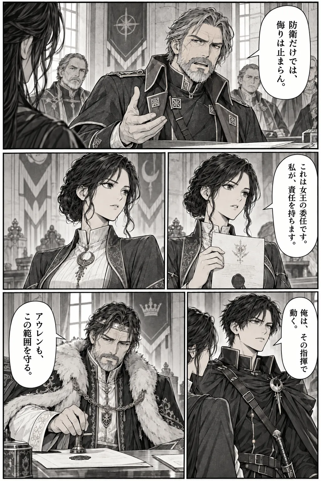 Unexpected encounter in another world, Chapter 12: Terms of Trust. Japanese story page 3.