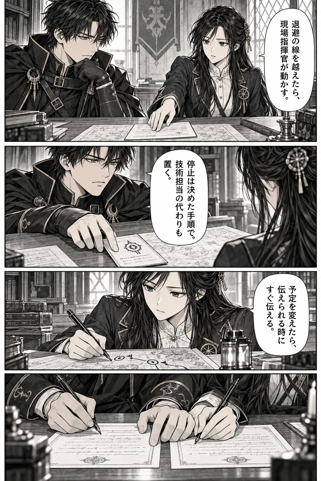 Unexpected encounter in another world, Chapter 12: Terms of Trust. Japanese story page 8.