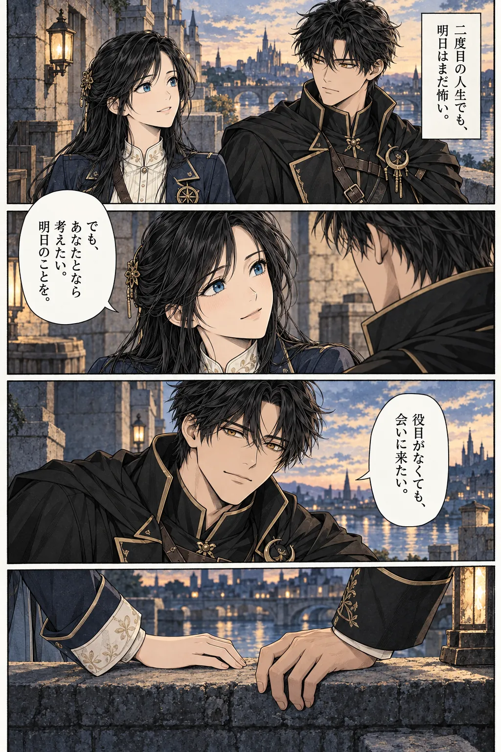 Unexpected encounter in another world, Chapter 12: Terms of Trust. Japanese story page 10.