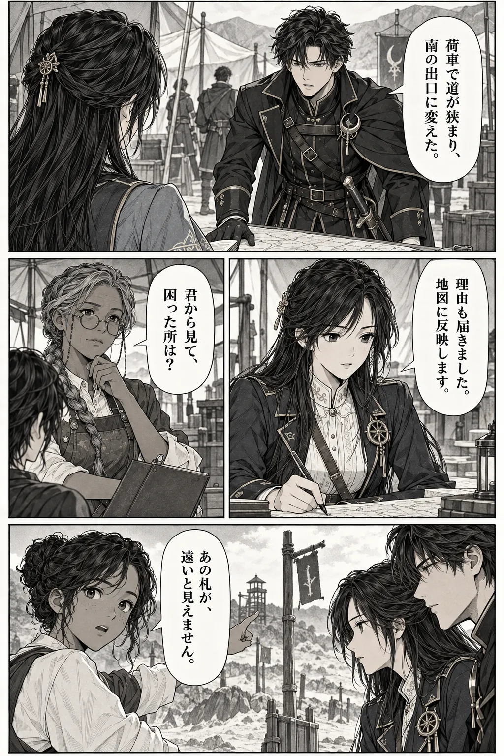 Unexpected encounter in another world, Chapter 12: Terms of Trust. Japanese story page 16.