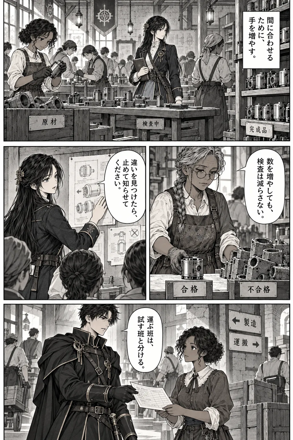 Unexpected encounter in another world, Chapter 13: Before the Walls Fail. Japanese story page 1.