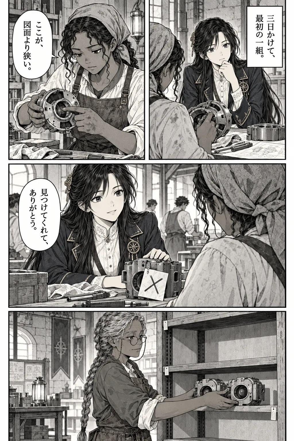Unexpected encounter in another world, Chapter 13: Before the Walls Fail. Japanese story page 2.