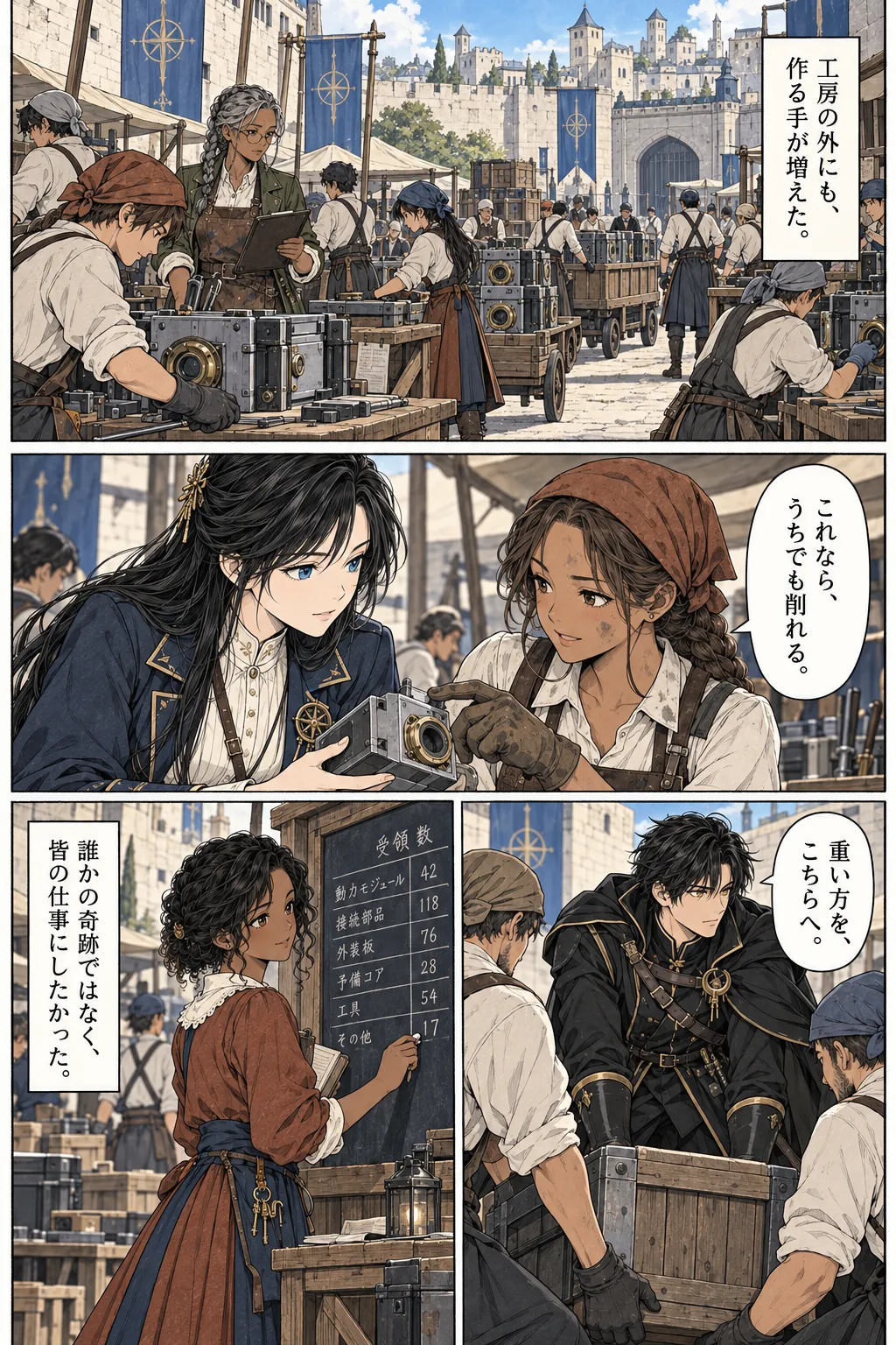 Unexpected encounter in another world, Chapter 13: Before the Walls Fail. Japanese story page 4.